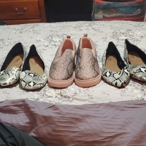 3 new pairs of shoes